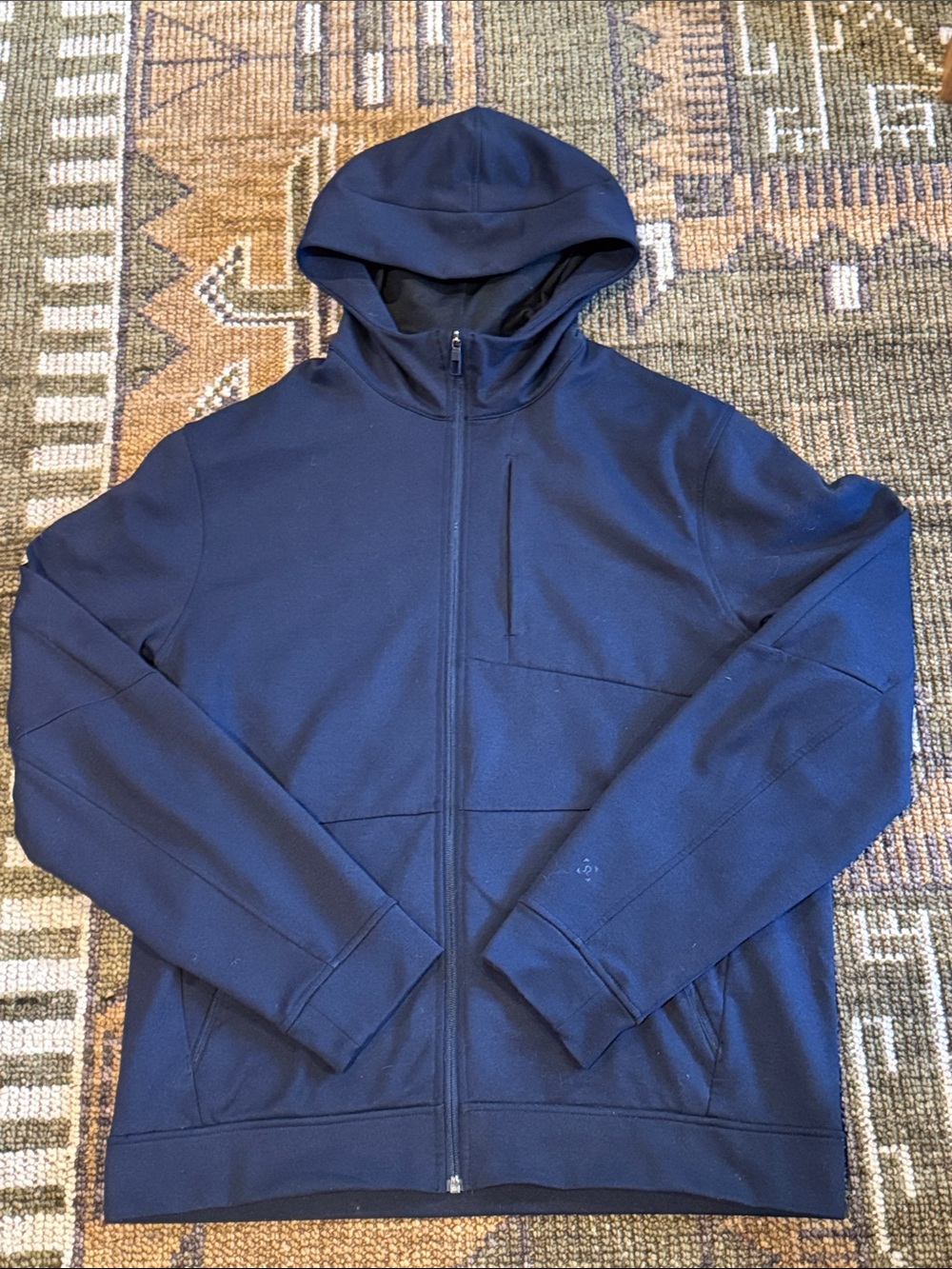 Men's Lululemon Navy Full-Zip Hooded Jacket